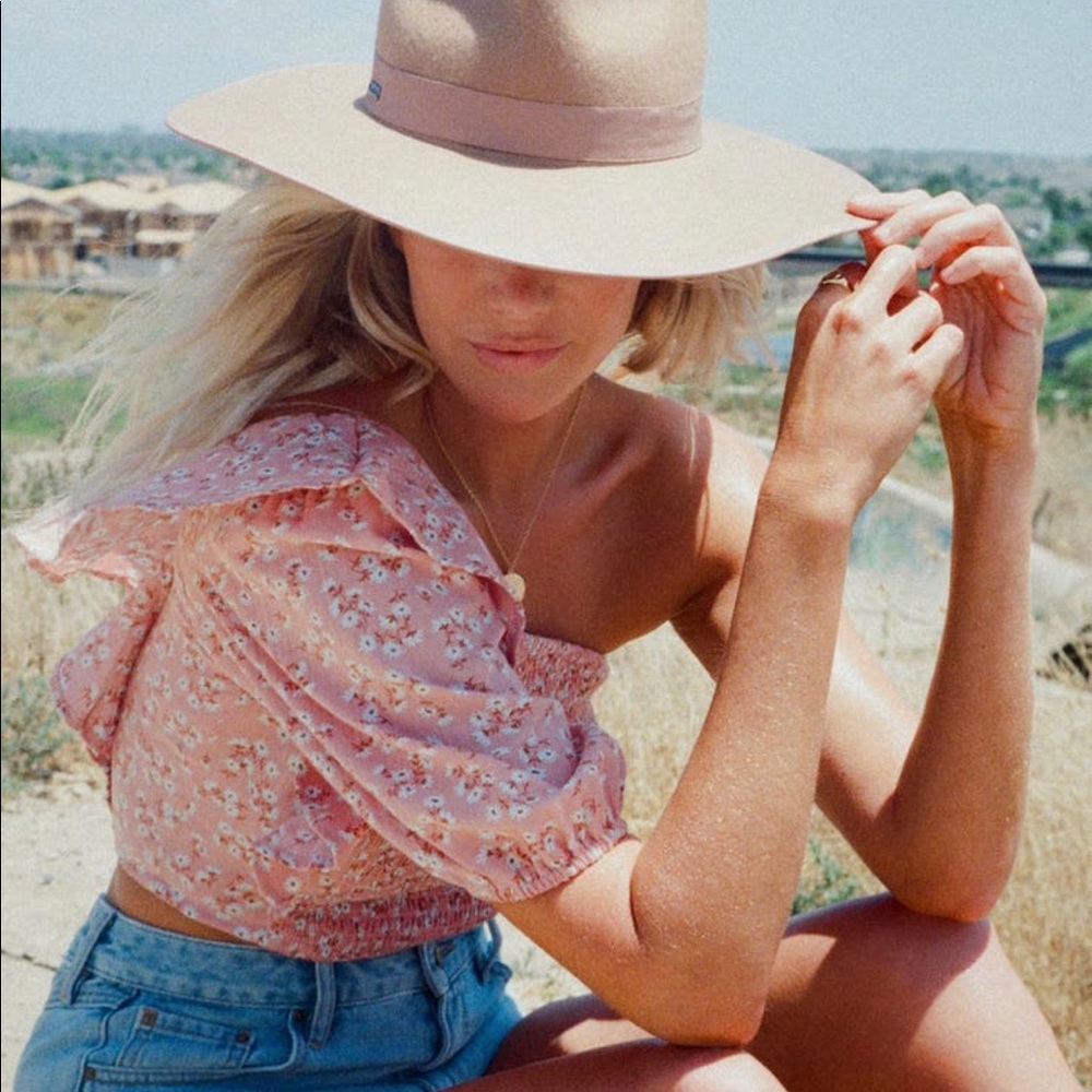 Billabong x The Salty Blonde One Shoulder Crop